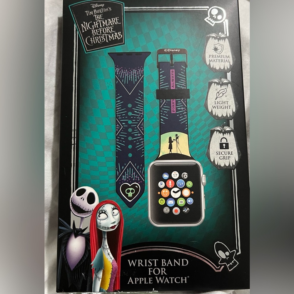 Disney Nightmare Before Christmas Wrist Band for Apple Watch NIB